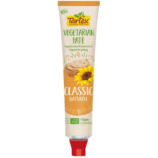 12kpl Vegetarian Paté Naturell kasvistahna luomu 200g