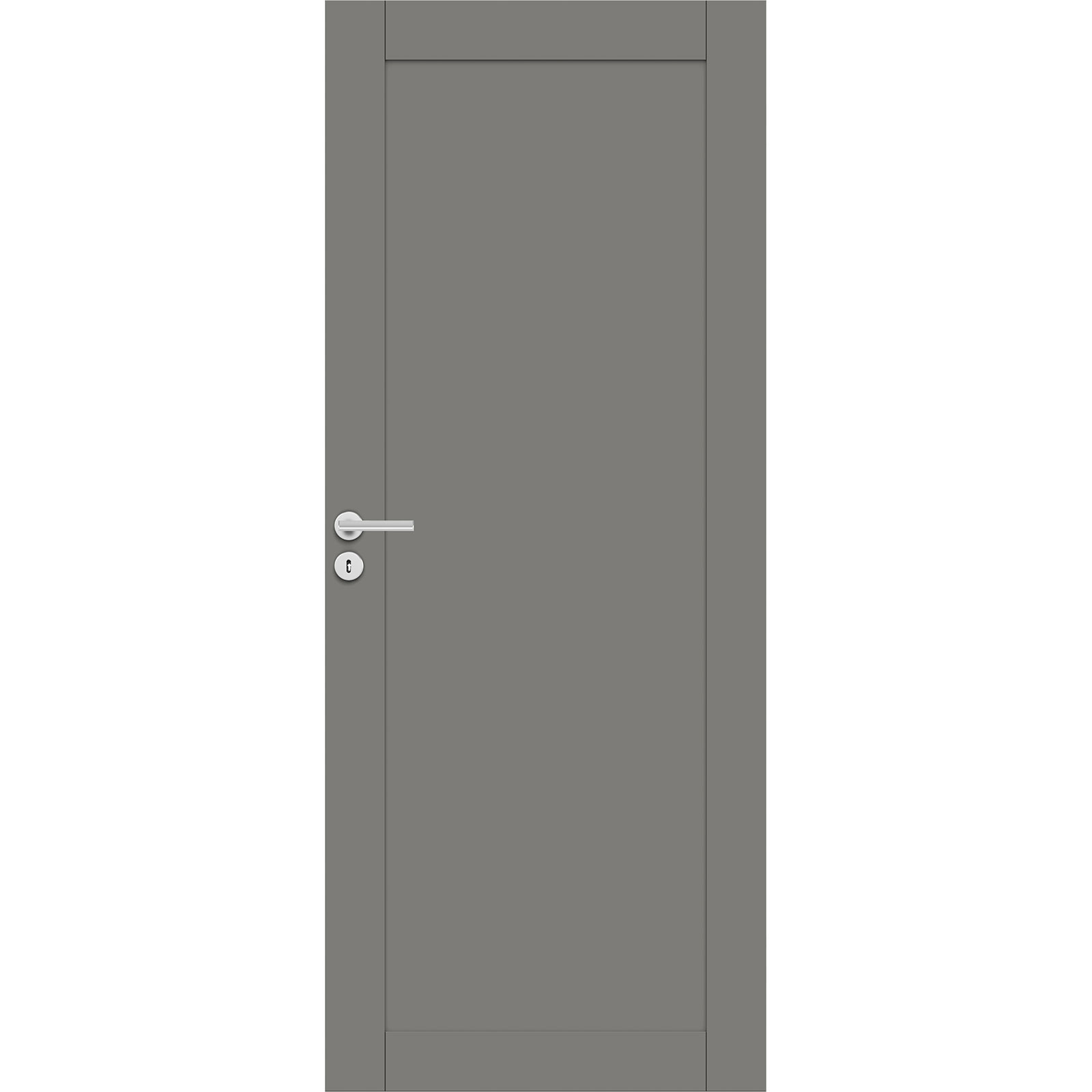 Swedoor mellandörr Unique 501/1P 9x21, grå. med karm 648445