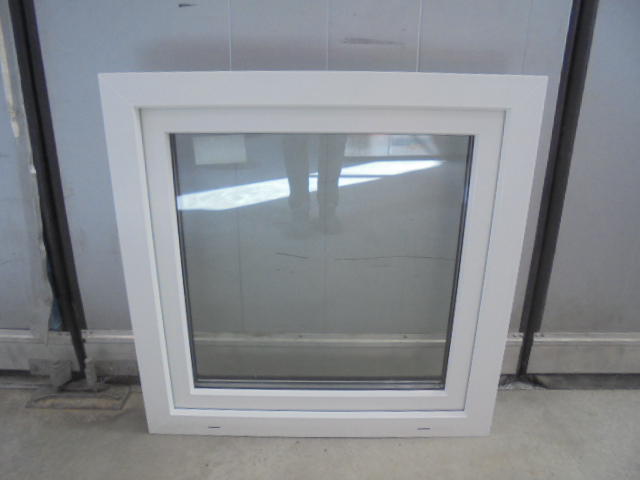 AK-18, PVC fönster 8x8 (790x790), 2K4 OPEN, Vit