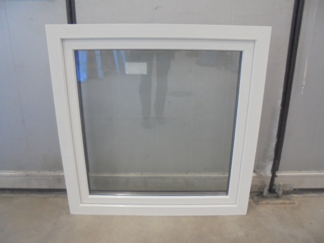 AK-26, PVC fönster 10x10 (990x990), 2K4 OPEN, Vit