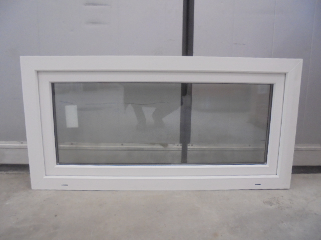 AK-29, PVC fönster 12x6 (1190x590), 2K4 OPEN, Vit