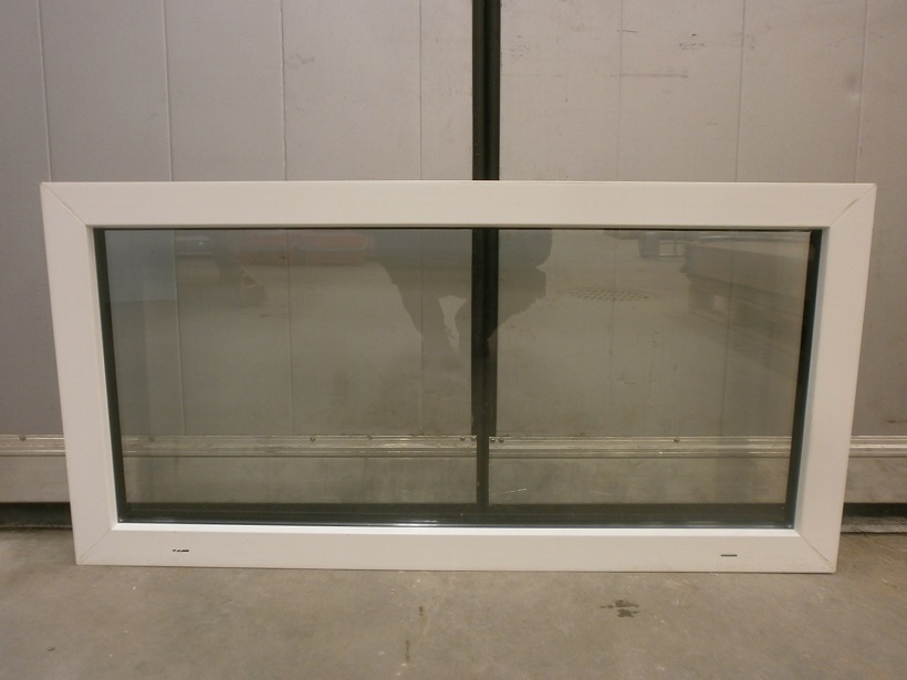 AK-40, PVC ikkuna 12x5 (1190x490), 2K4 kiinteä, Valk