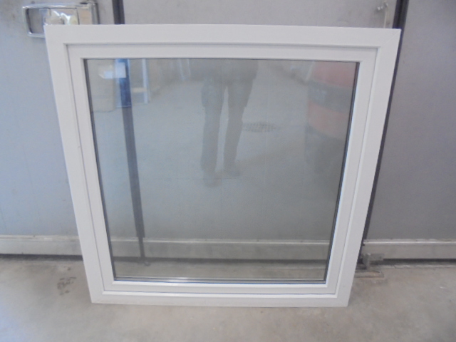 AK-5, PVC fönster 12x12 (1190x1190), 2K4 OPEN, Vit