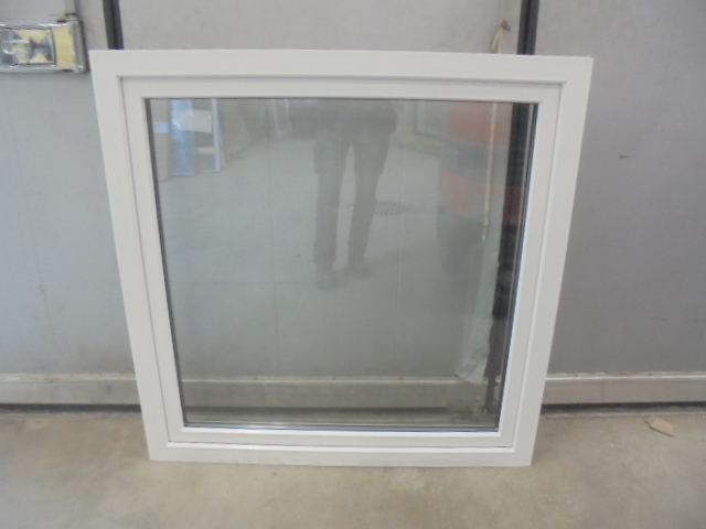 AK-6, PVC fönster 12x12 (1190x1190), 2K4 OPEN, Vit