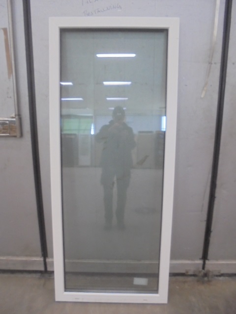 AK-118, PVC ikkuna 8x19 (790x1890), 2K4 kiinteä, Valk