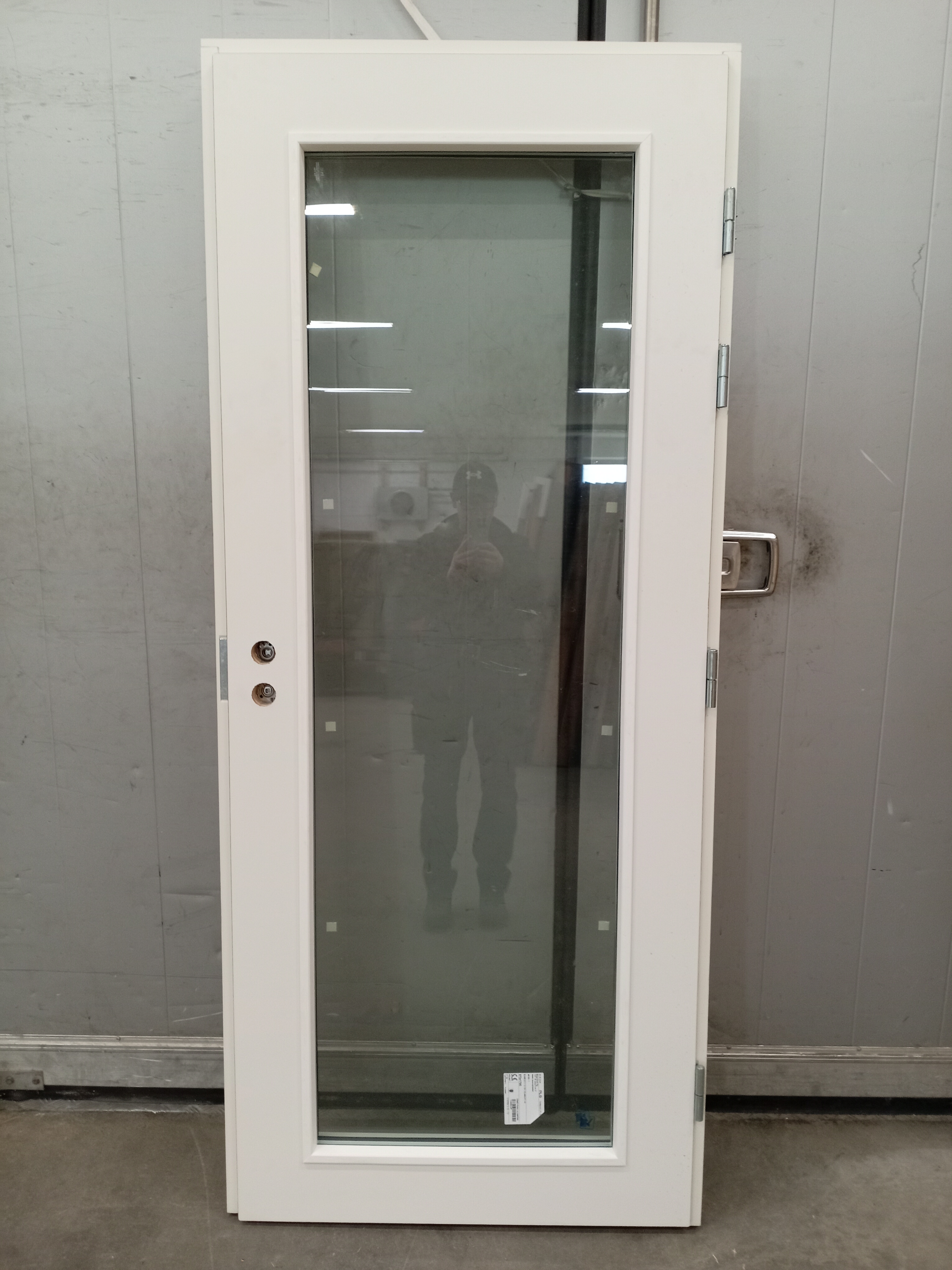 EDUX-721 Kerrostaso 1.2 HELGLAS, 890x2090, Höger, Vit