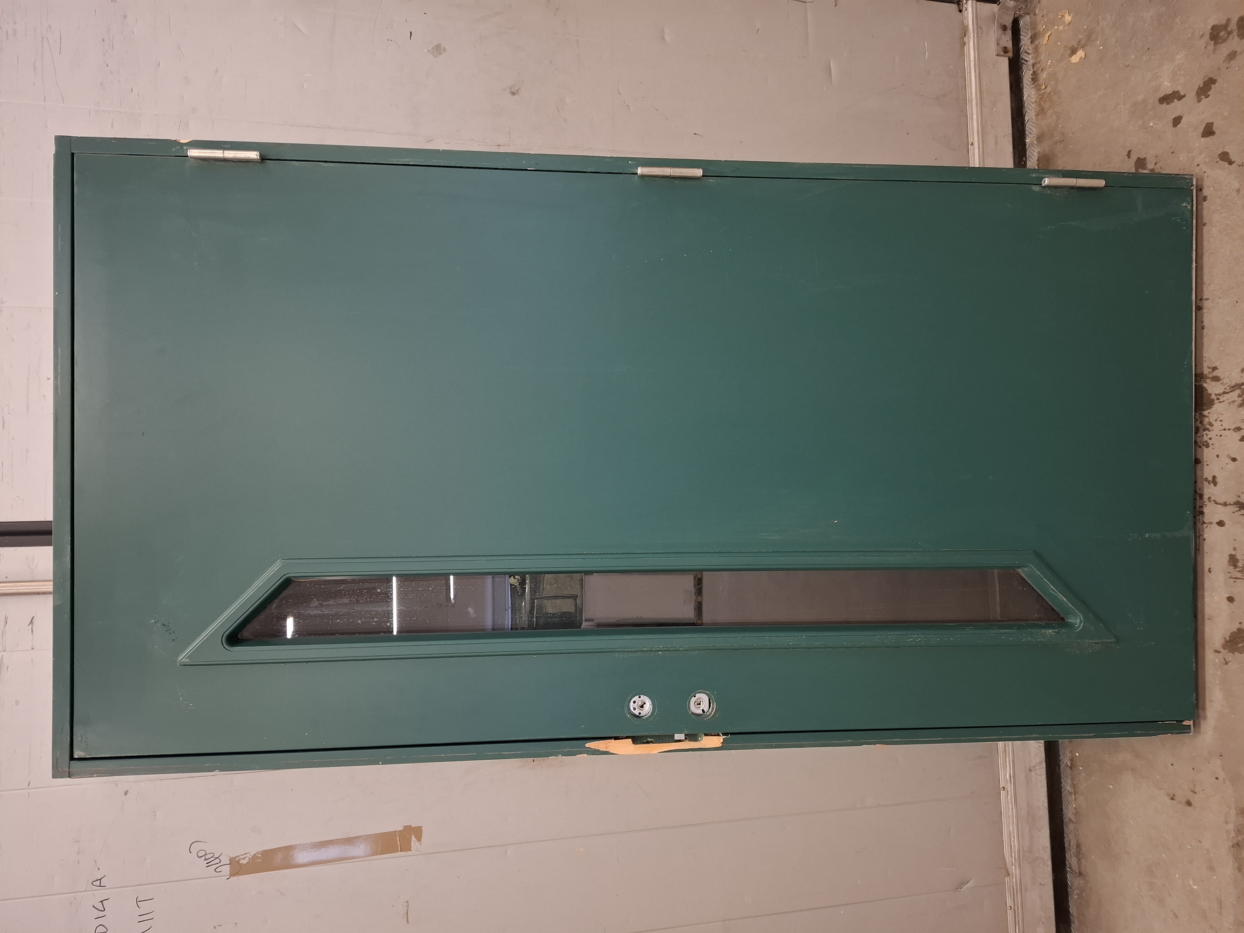 EDUX-745, Ulko-ovi, 11x21 (1090x2090) oikea, vihreä