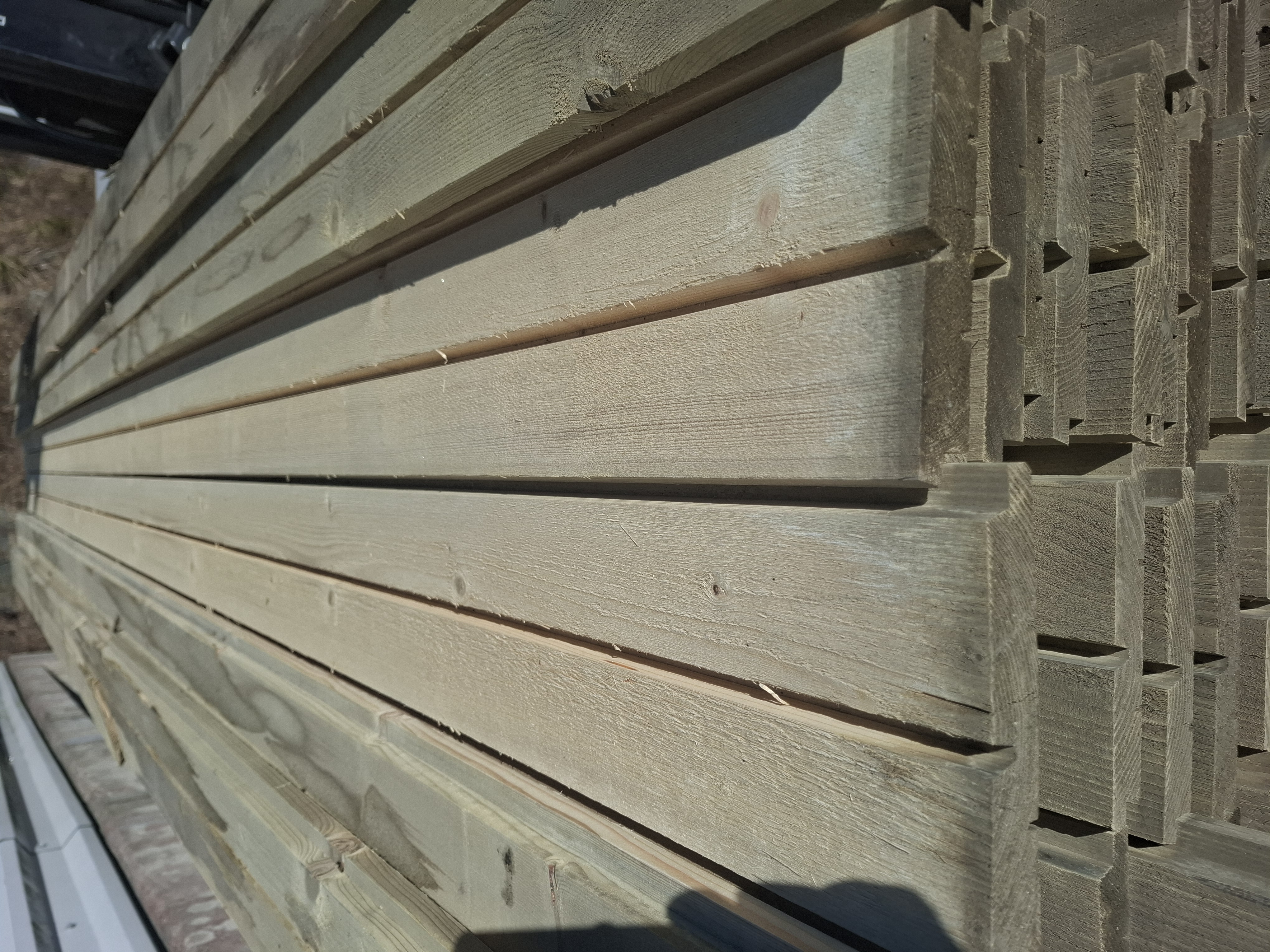 Ytterpanel UYM Tehoste 23 x 145 x 4500mm. 1,28€/m