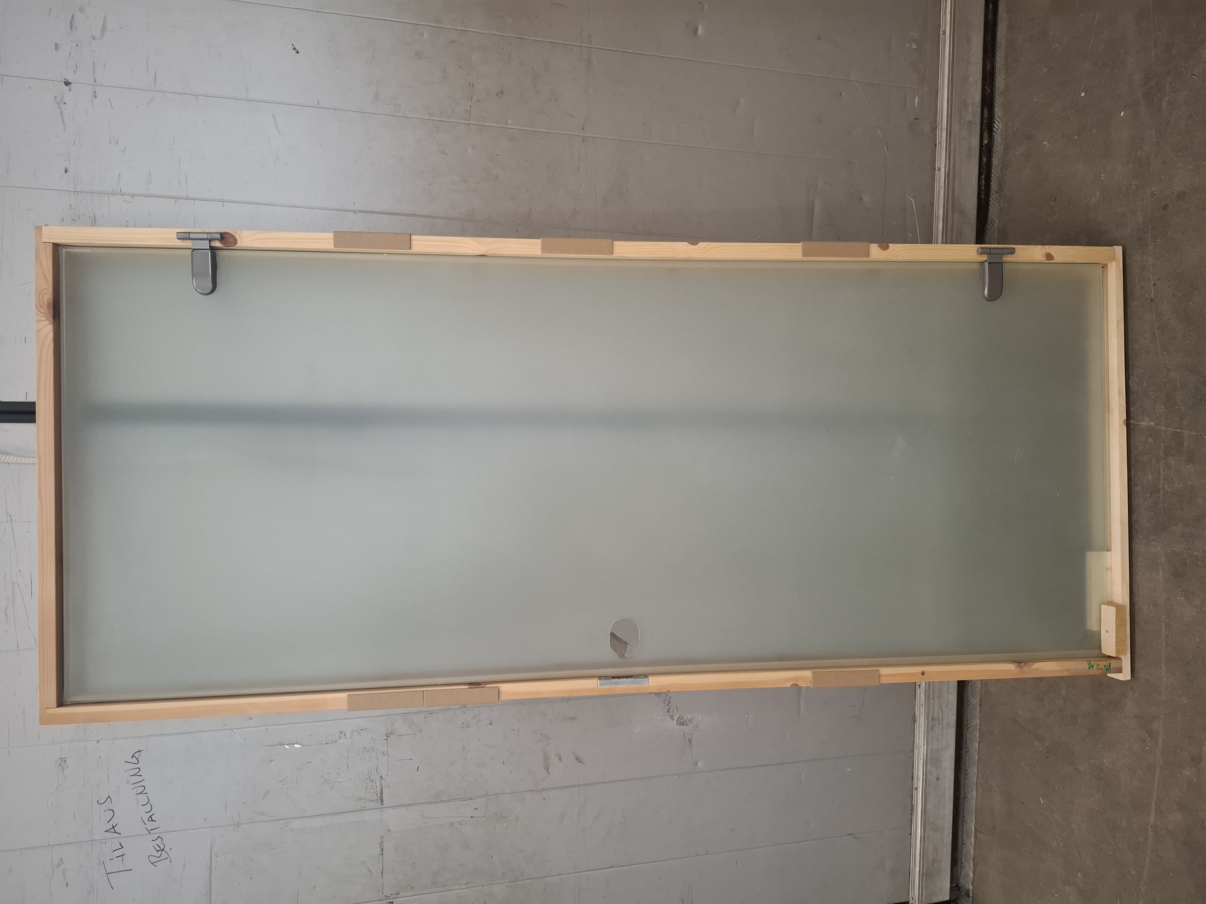 Jeld-wen 193661, Saunan lasiovi 9x21, silkkipainettu valk. lasi, 
