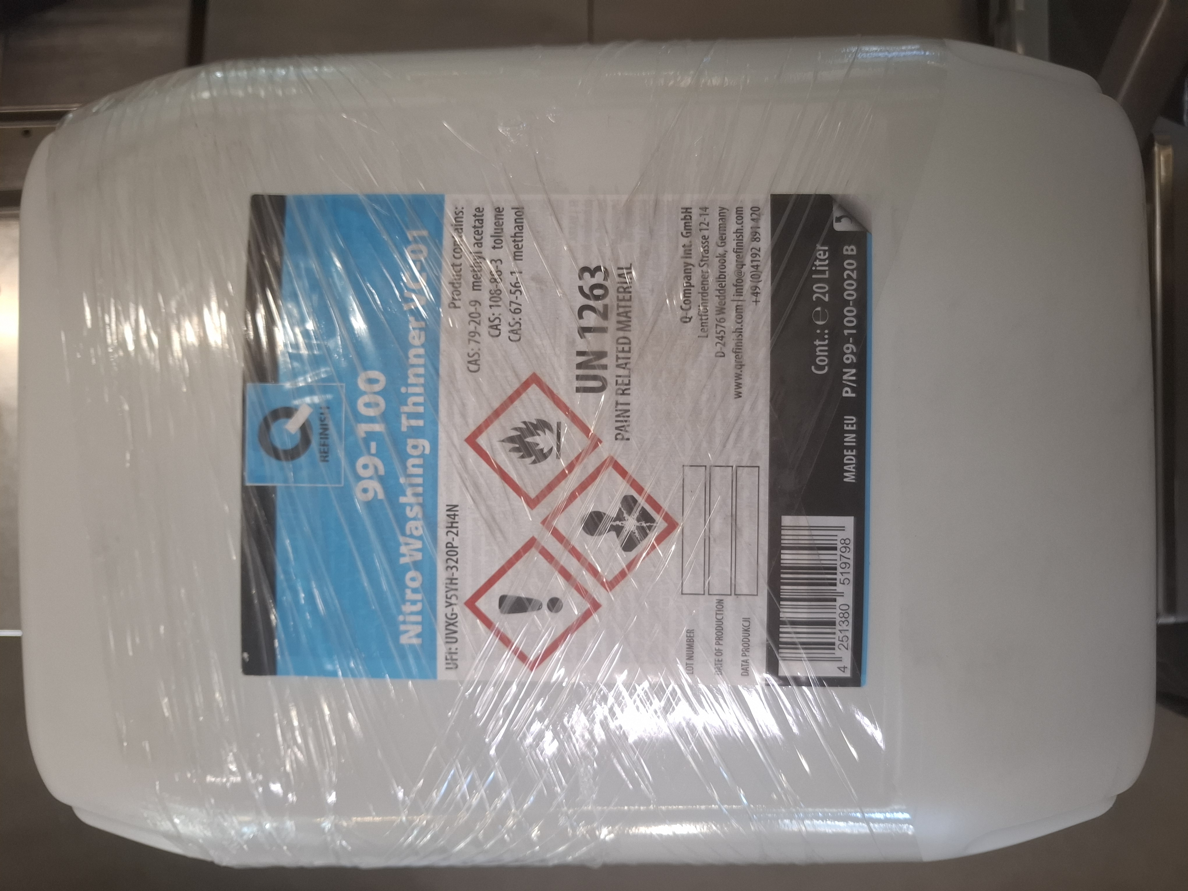 Kanisteri Nitro pesutinneri 20L
