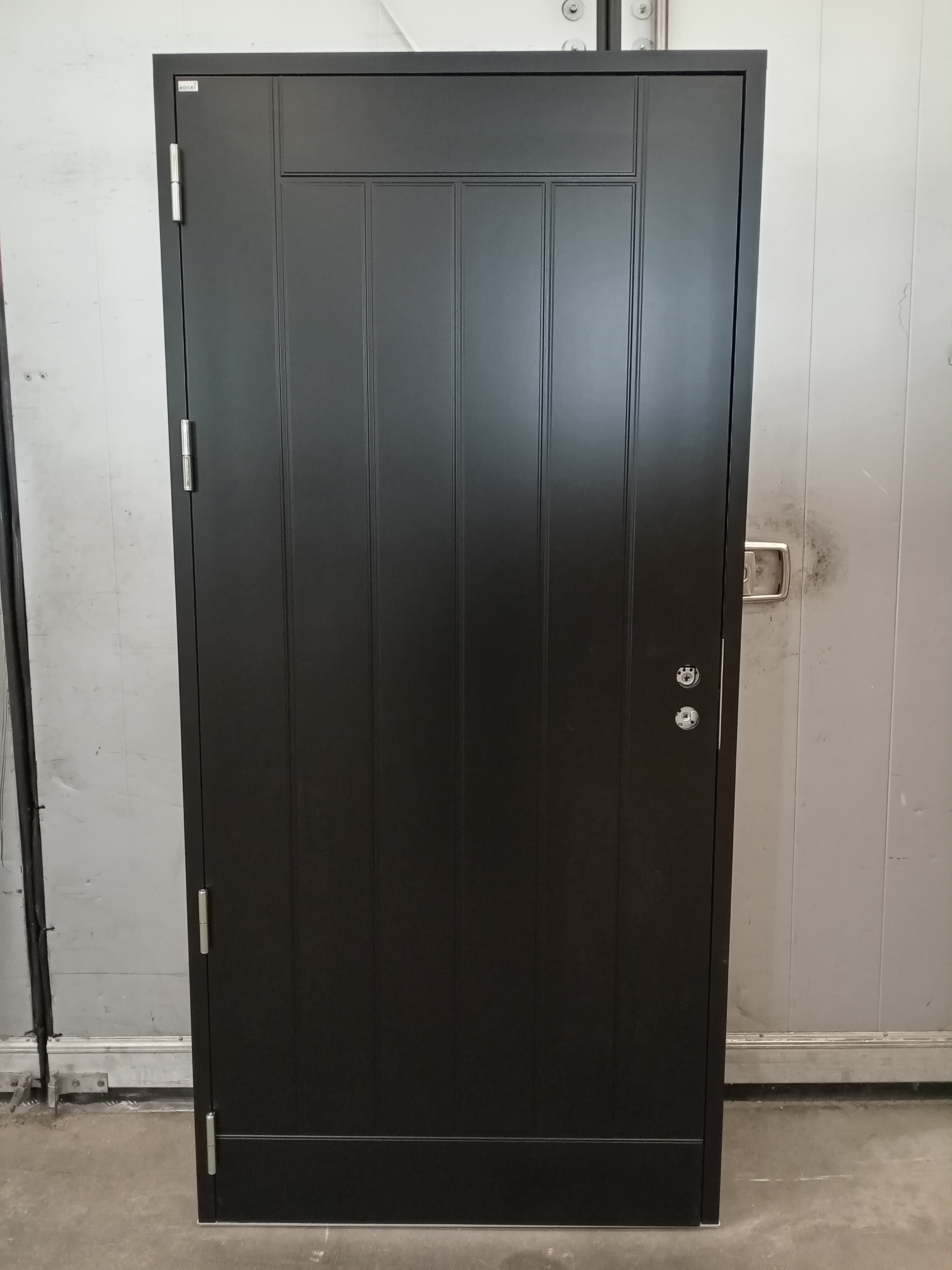 Kaskipuu KP4255, UO1 EI30 PALO, 990x2090, VAS, Valk/Musta