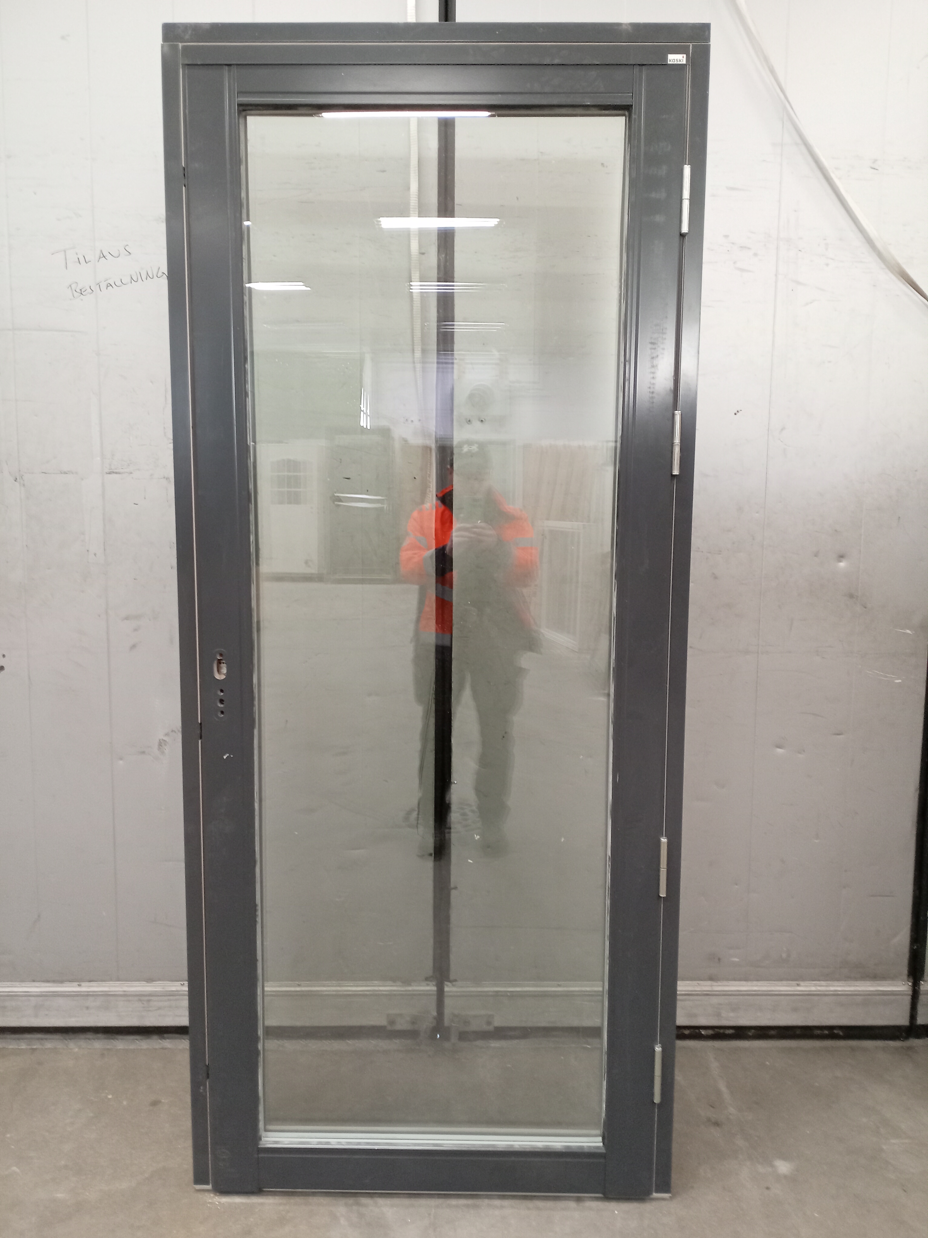 Kaskipuu KP4375, POAL 1.0 KL, 990x2290, OIK, Valkolakka/Harm