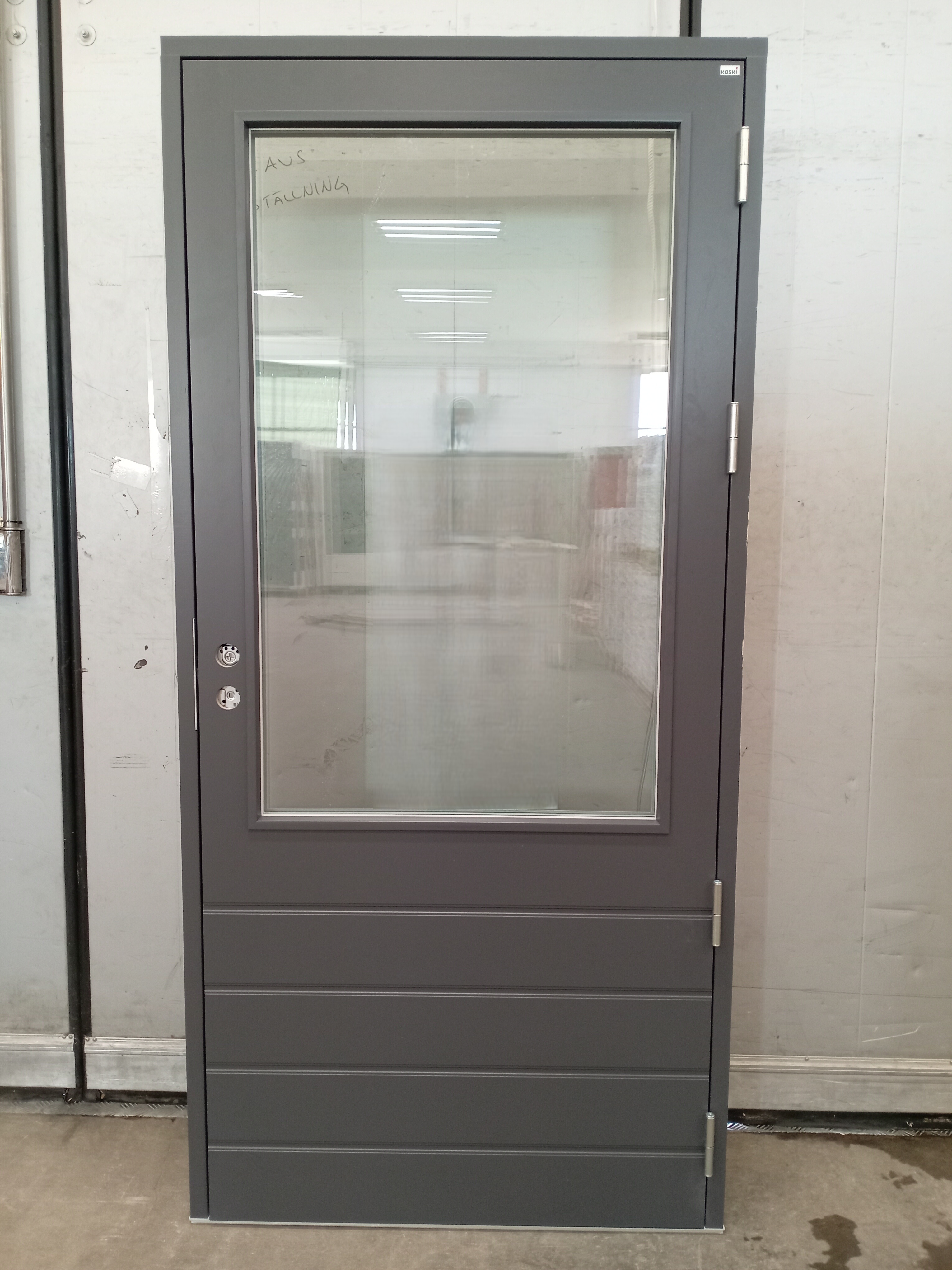 Kaskipuu KP4629, PO5 1.0 M14, 990x2090, Höger, Vit/Grå