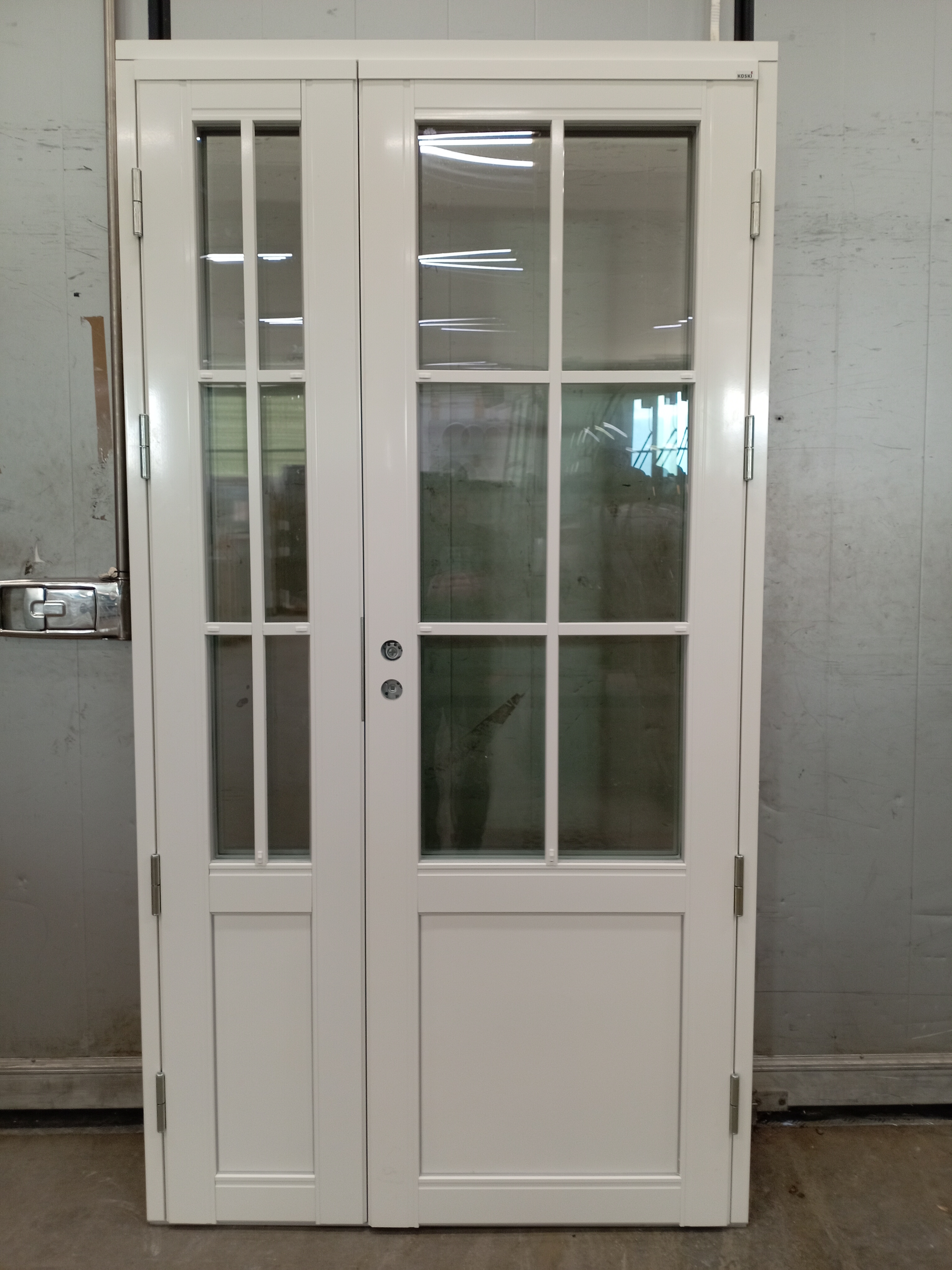 Kaskipuu KP4640, POAL THERMO M16 DUBBEL, 1190x2250, Höger, Vit