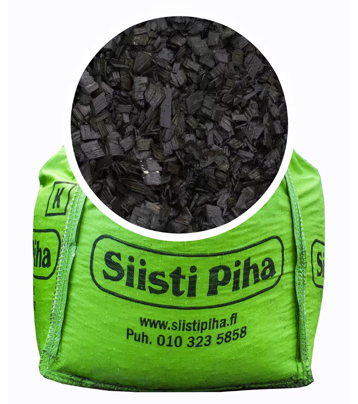 Koristekate musta, suursäkki
