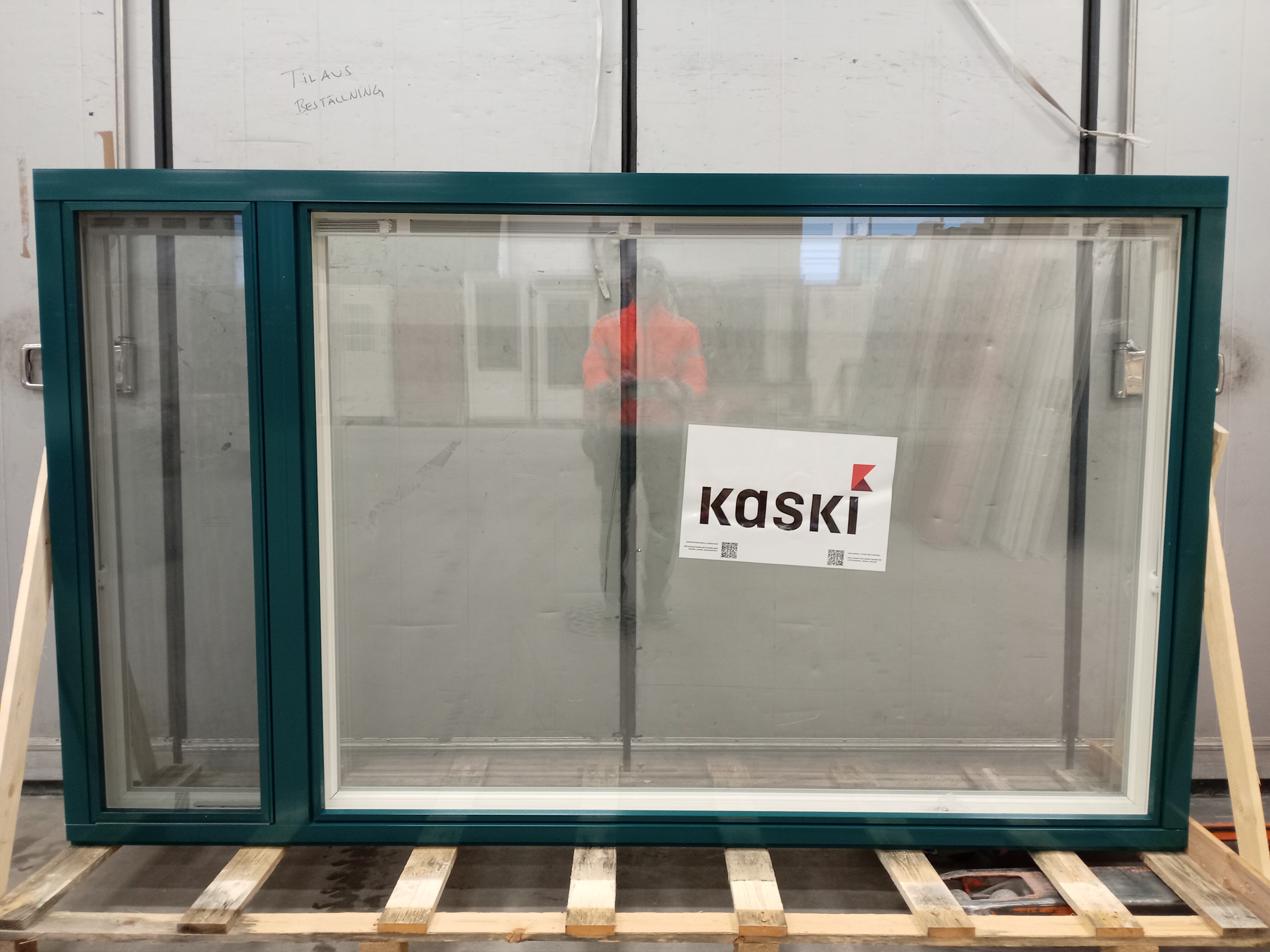 KP4402 Kaskipuu MSEA 130, 2470x1460, Valk/Vihreä, B-MALLI