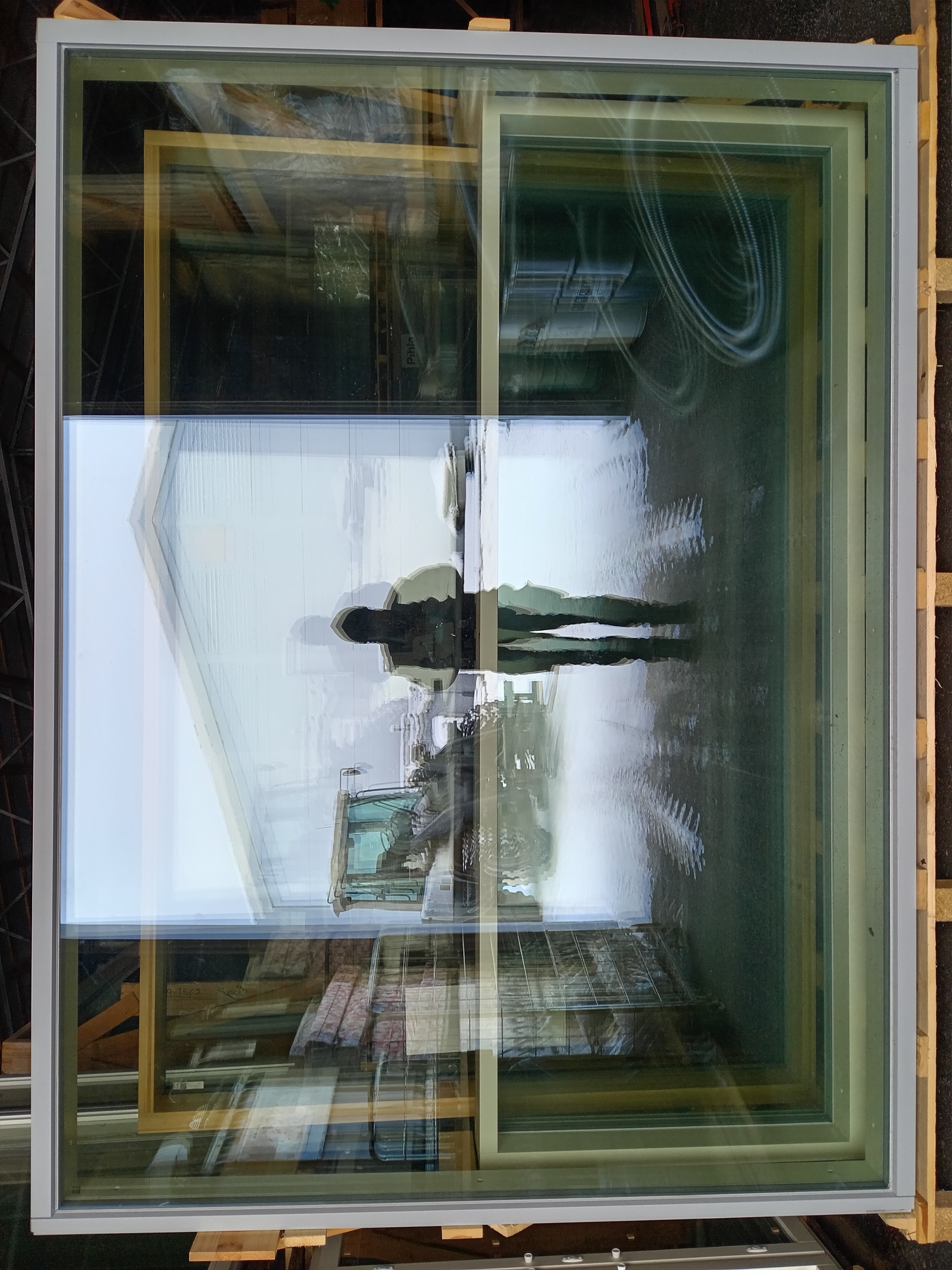 KP4348 Kaski MEKA 170, 1990x2690, Vit/Grå, 3K6 Härdat