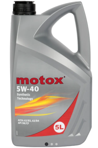 Motox Synthetic Technology 5W-40 SN/CF 5 l moottoriöljy
