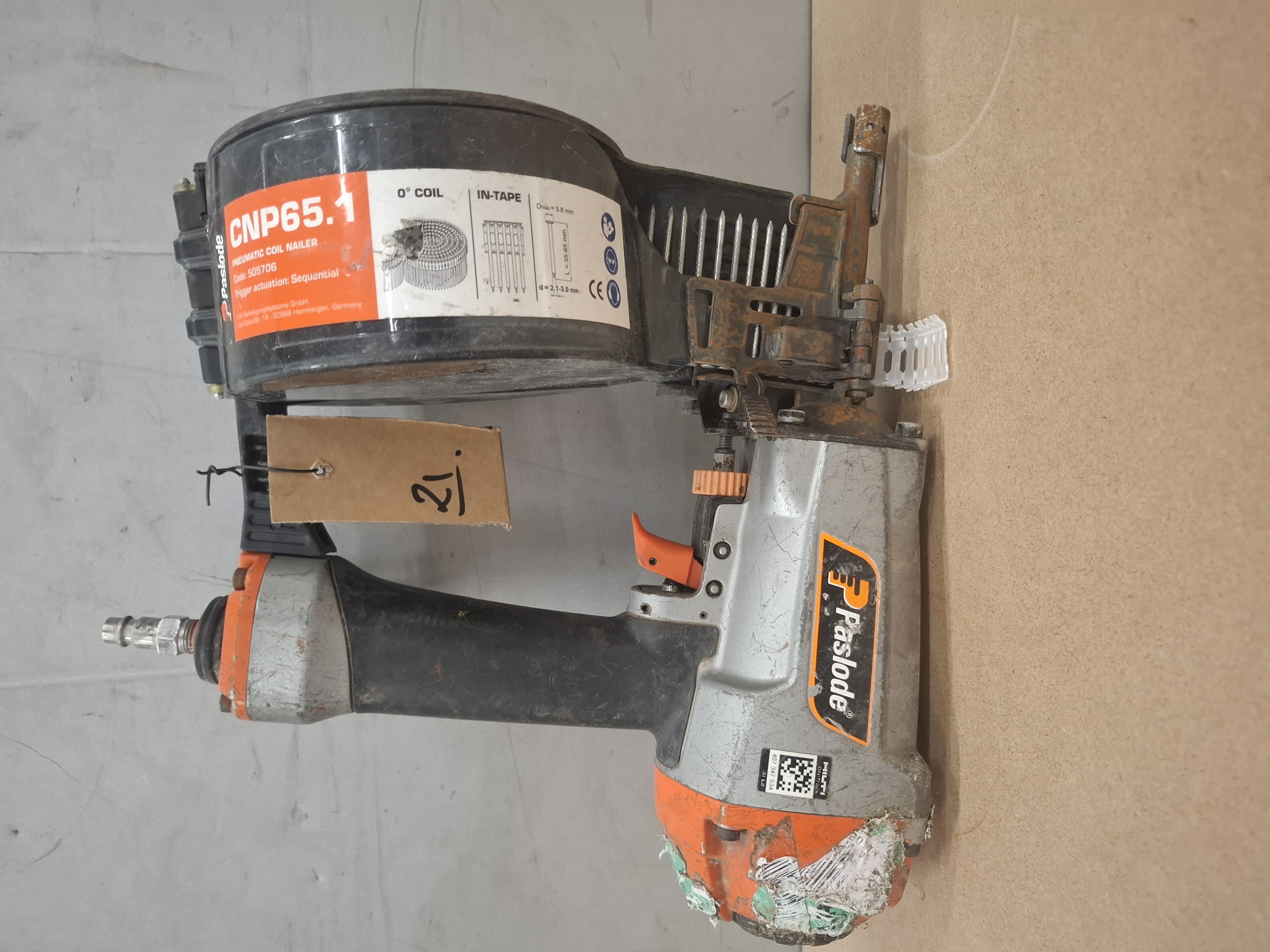 Paslode CNP65.1 Rullspikpistol. No.21