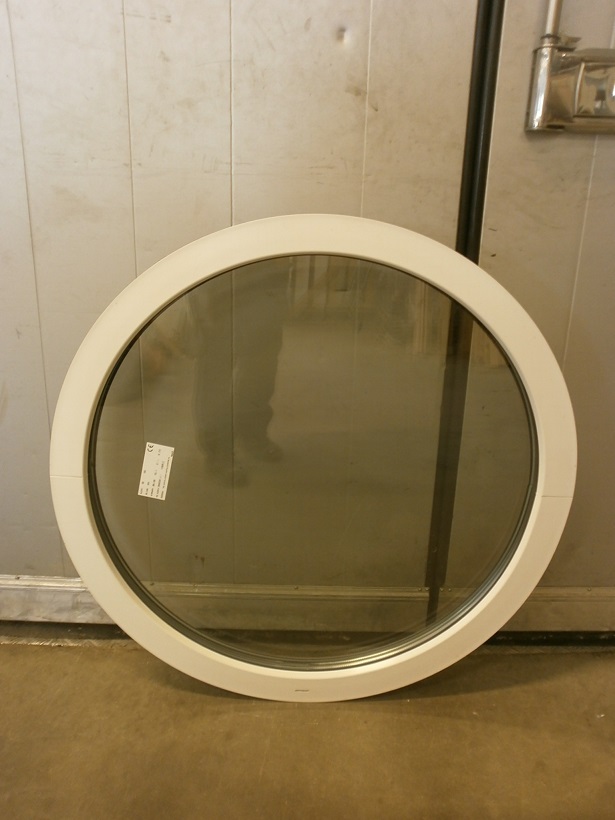 Prod-1, VEKA PVC70 rund, Ø 990mm, 3K, Vit
