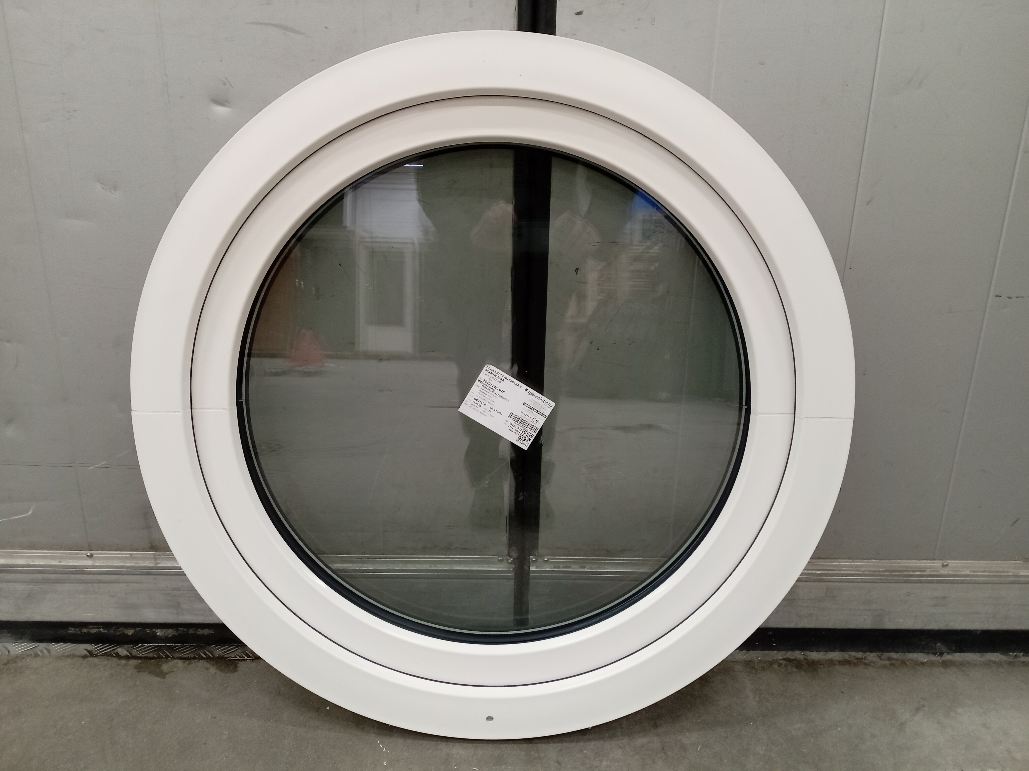 Prod-22, VEKA PVC70 rund OPEN Tilt, Ø 890mm, 3K4, Vit