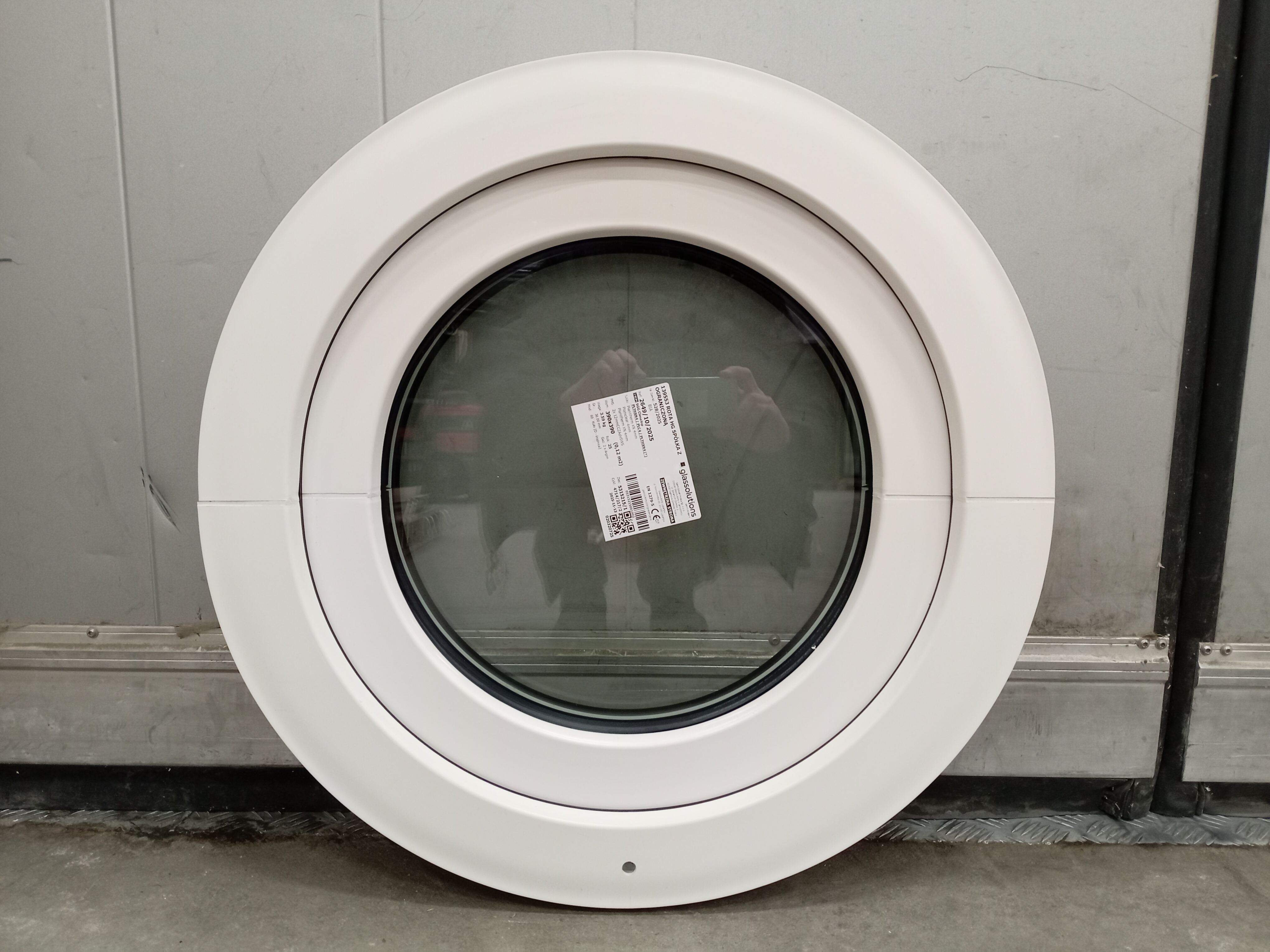 Prod-21, VEKA PVC70 rund OPEN Tilt, Ø 590mm, 3K4, Vit