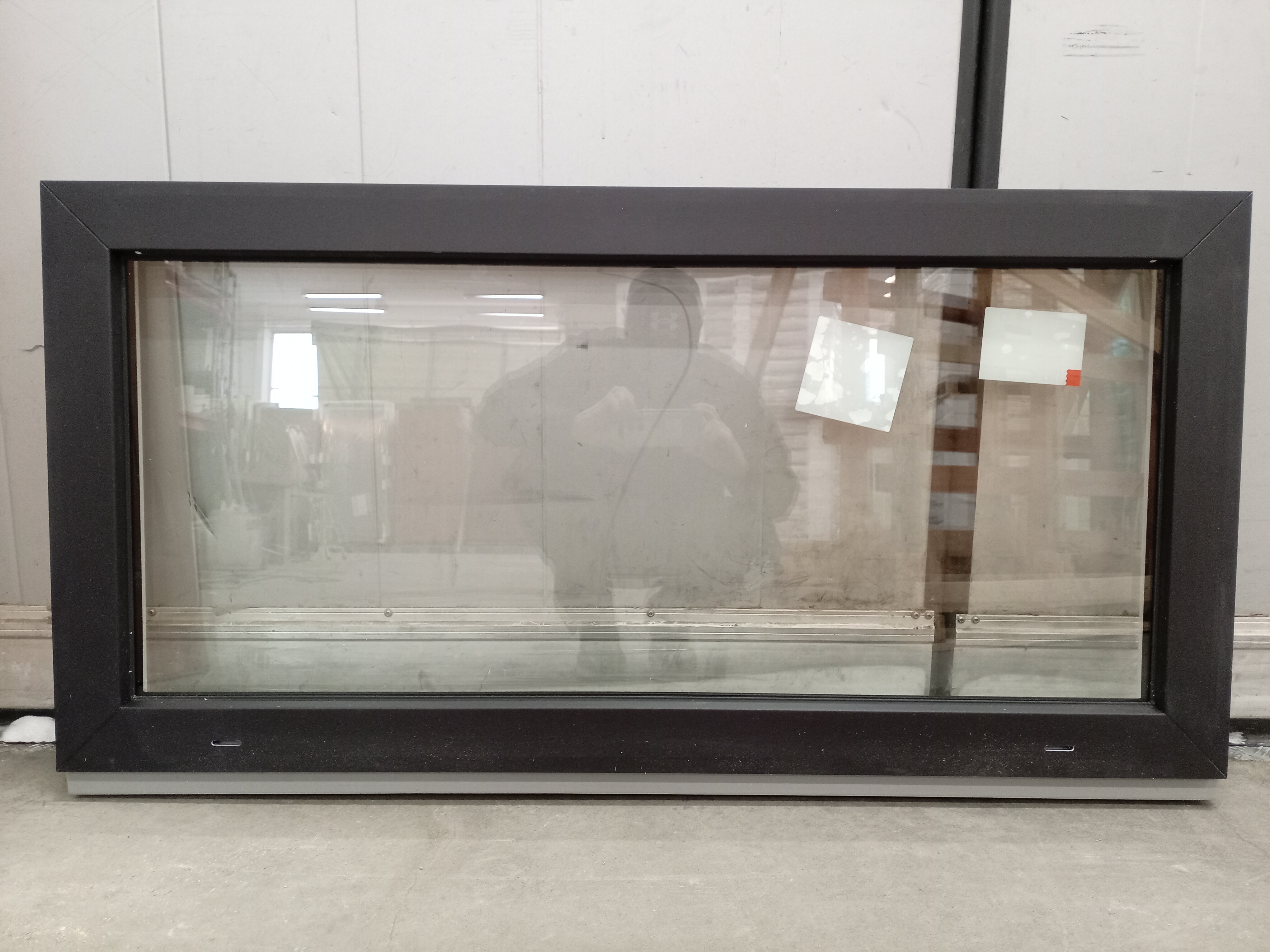 Prod-57, OKNO_70, 12x6 (1190x590), 2K FIX, Vit/Svart