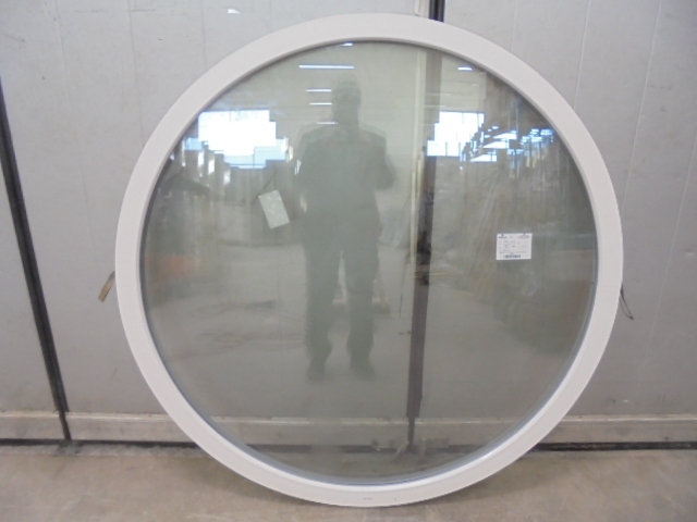 Prod-8, VEKA PVC70 rund, Ø 1490mm, 3K, Vit