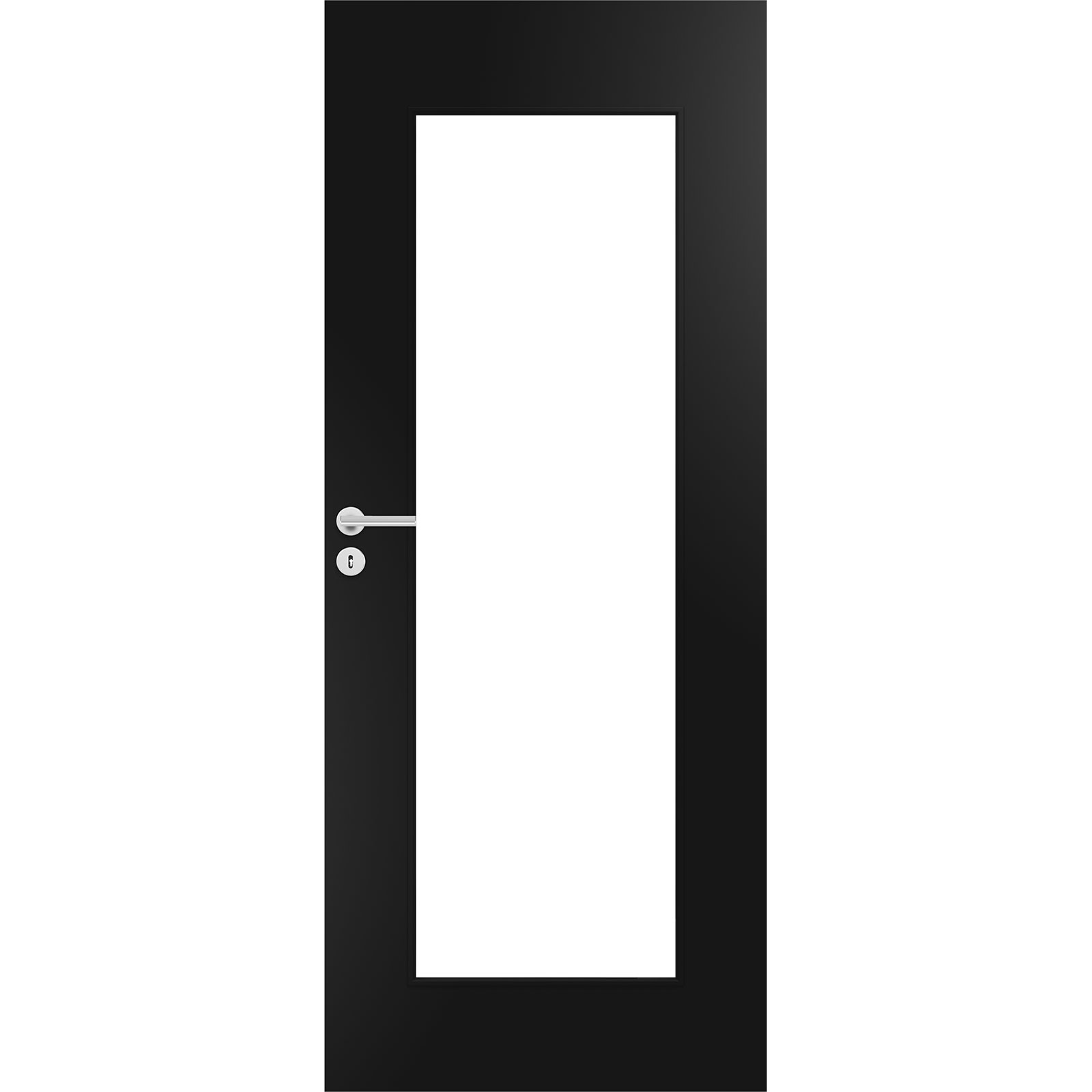 Swedoor Steady 412 -laakaovi, musta 10x21, karmilla