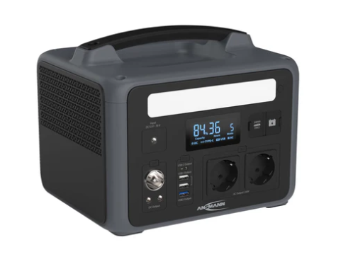 Ansmann Powerstation 600W -kannettava latausasema