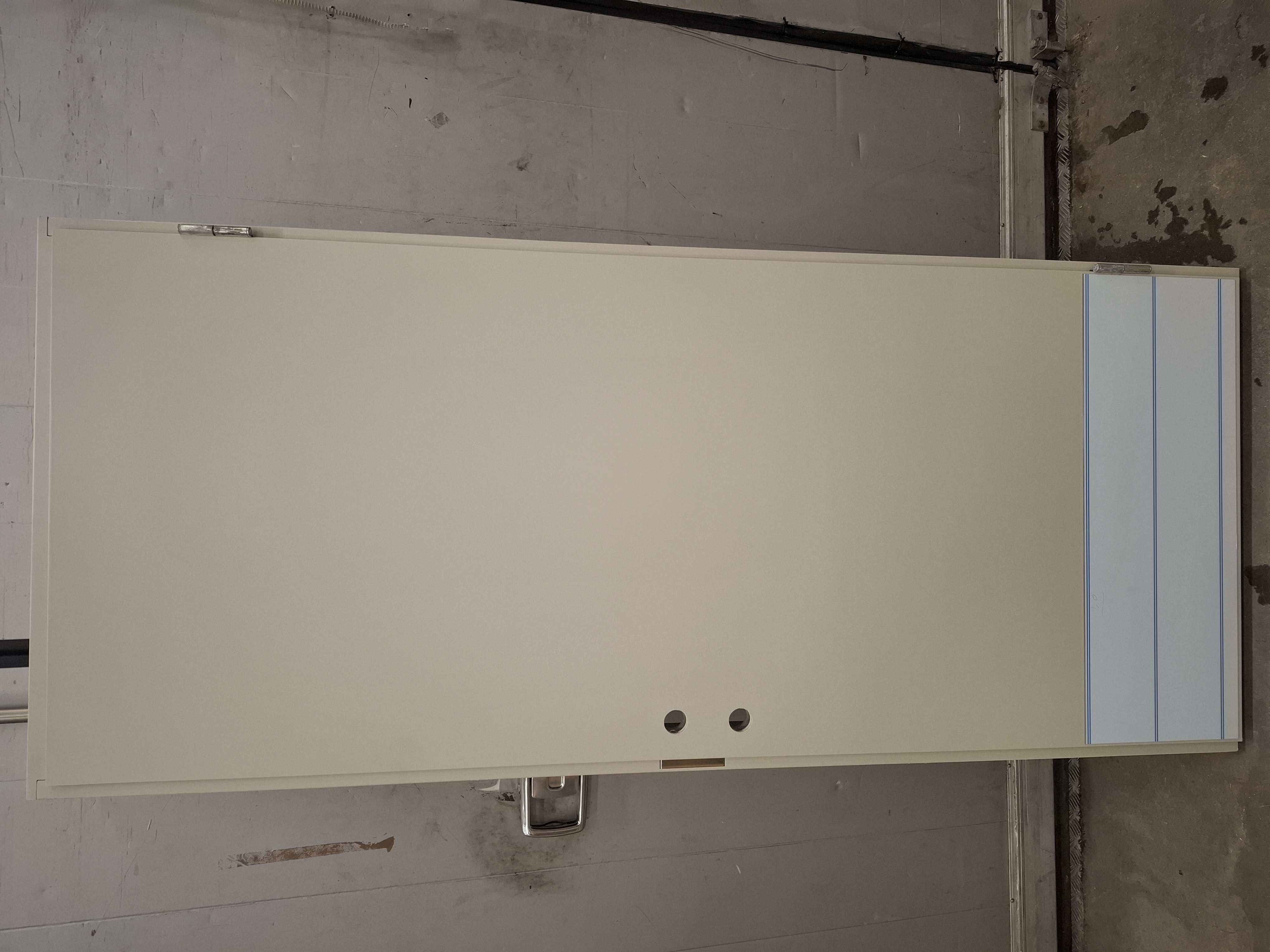 Vo-114, Mellandörr, 9x21 (890x2050), högerhand, beige