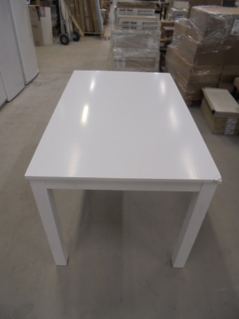 Aura ruokapöytä, 80 x 130cm, valkoinen              